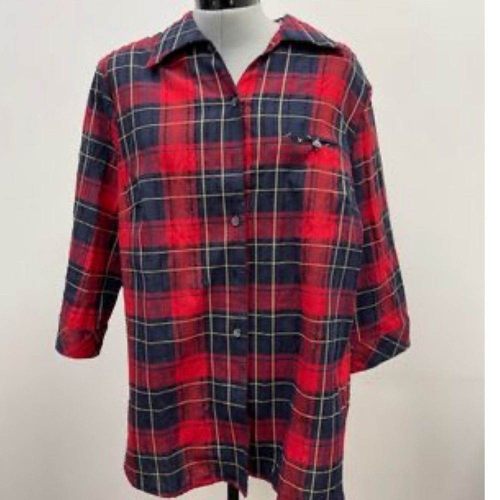 🔥ALIA plaid shirt 💞 - Picture 1 of 2